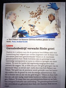 Dagblad van het Noorden - Garnalenbedrijf verwacht flinke groei